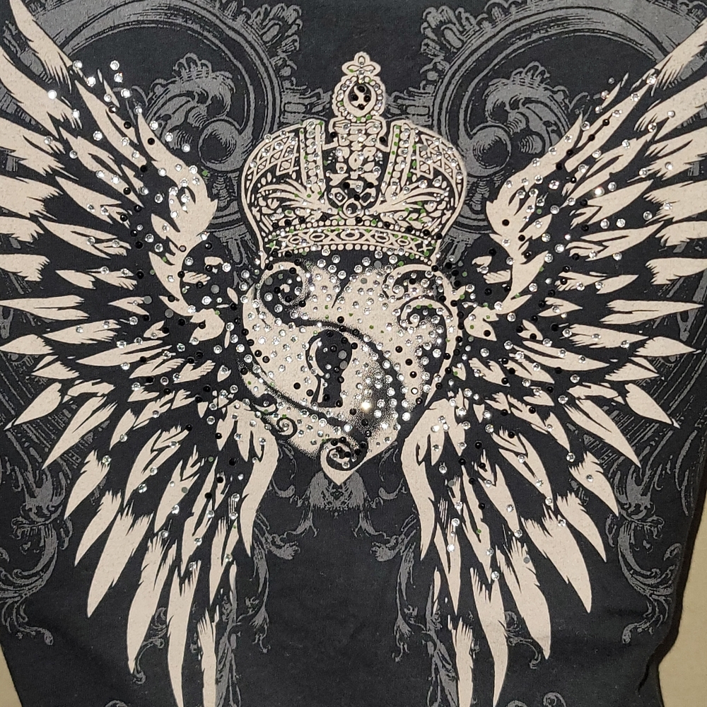 Black Graphic Tank Top - Picture 5 of 5